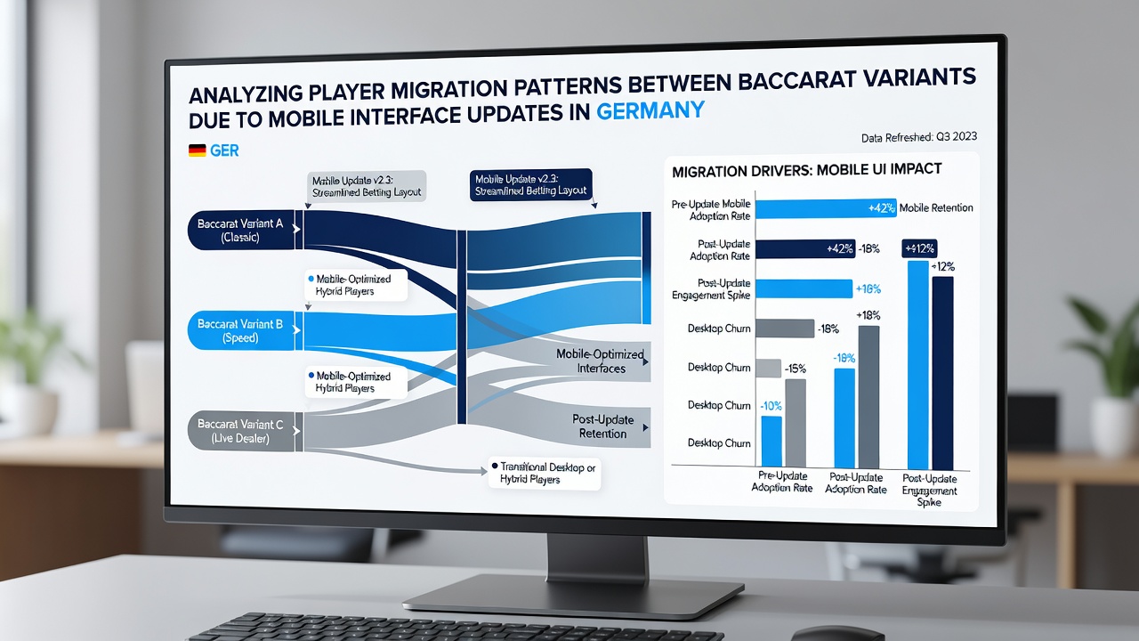 Darstellung von mobilen Baccarat-Schnittstellen mit Variantenwahl und Migrationsflüssen in deutschen Casinos
