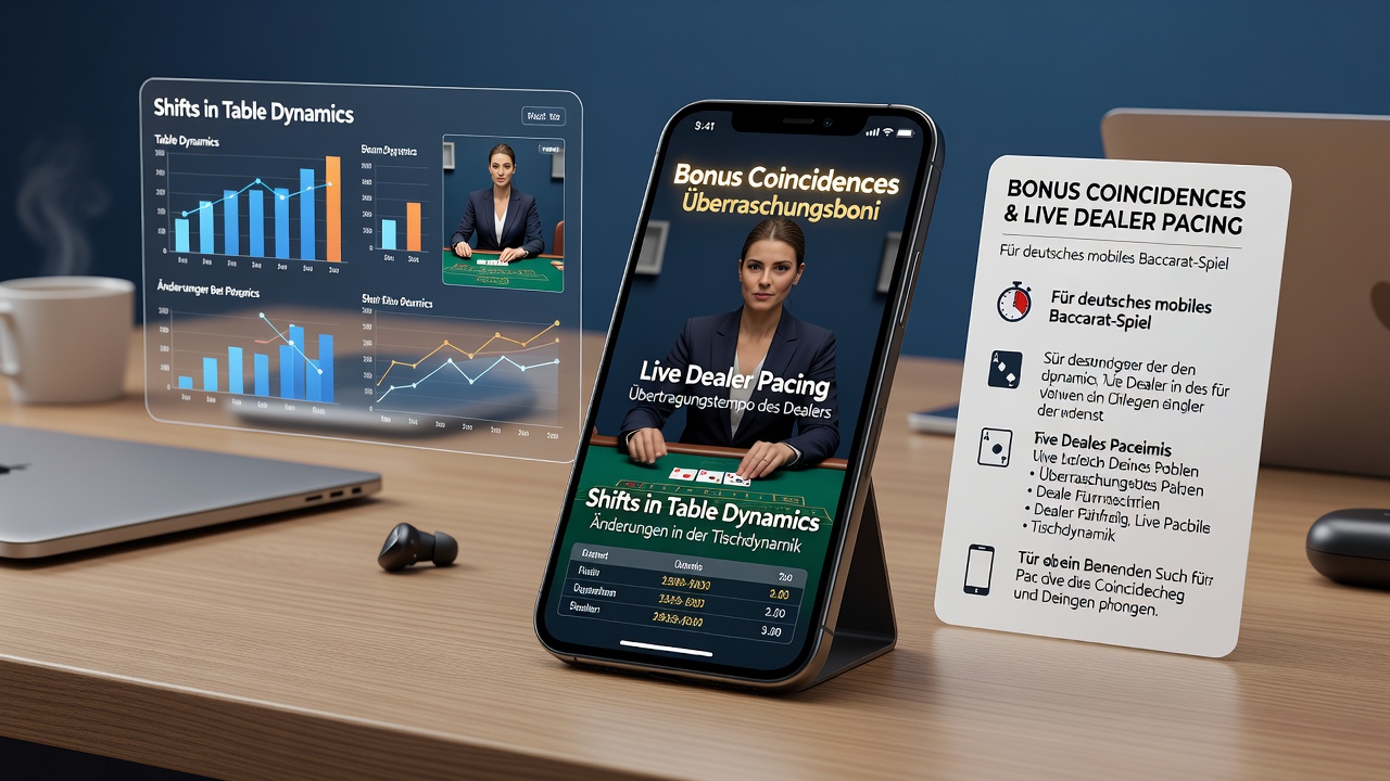 Live-Dealer-Pacing beeinflusst mobile Baccarat-Sessions mit variablen Tischlimits in Deutschland