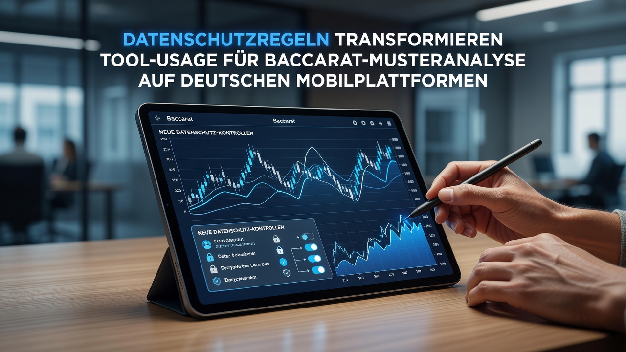 Beispielhafte Darstellung einer mobilen Baccarat-Analyseoberfläche unter Datenschutzanforderungen