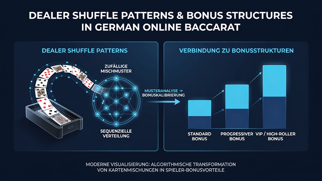 Detailansicht eines automatisierten Kartenmischers in einem deutschen Live-Baccarat-Studio