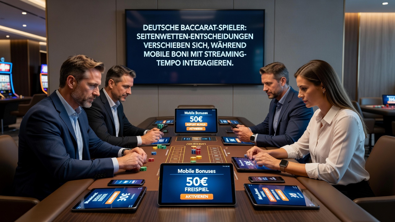 Streaming-Pacing und mobile Bonusinteraktionen beeinflussen Side-Bet-Entscheidungen in deutschen lizenzierten Baccarat-Sessions