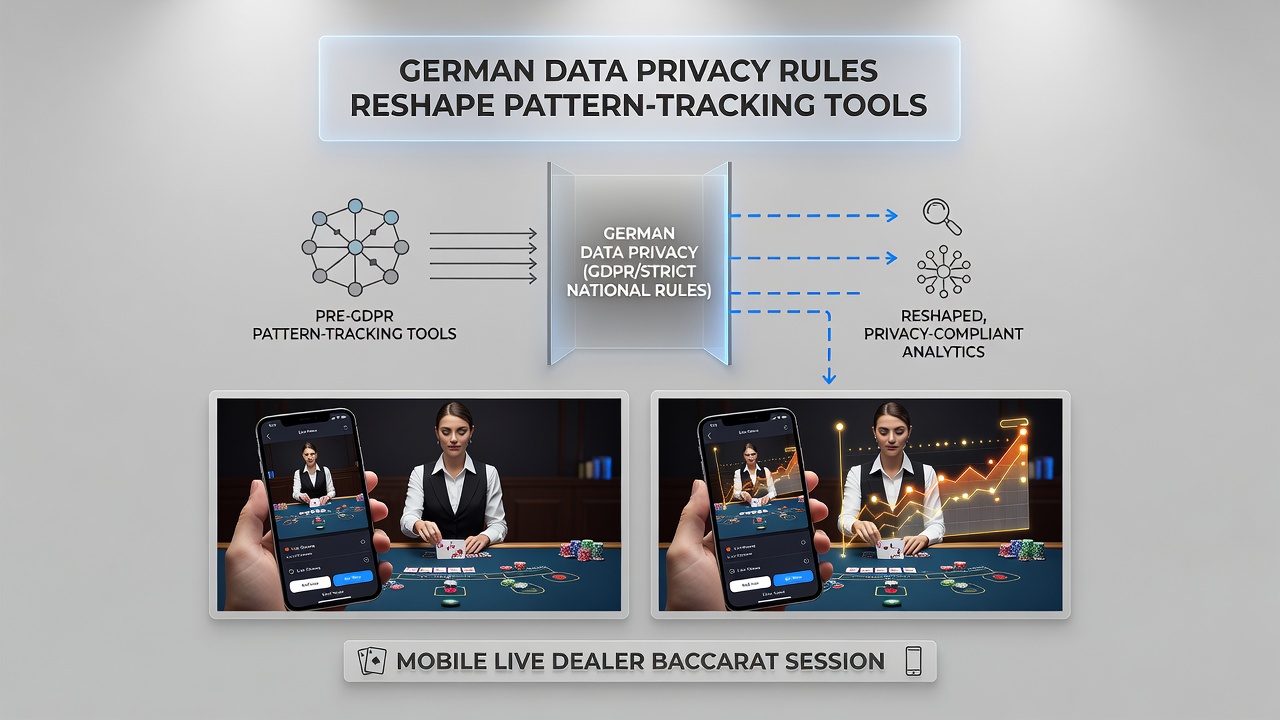 Darstellung von Datenschutz-konformen Tracking-Algorithmen in einer Baccarat-App-Oberfläche