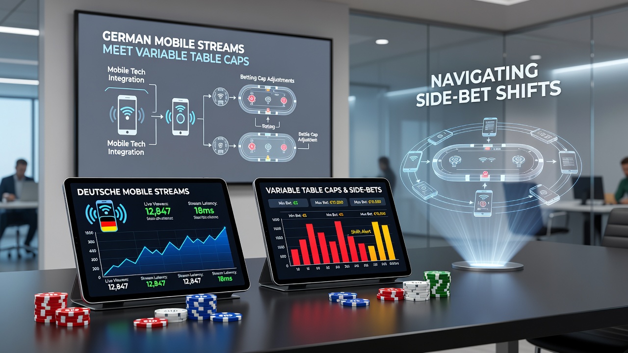 Anpassung von Seitenwetten bei variablen Tischcaps in mobilen Baccarat-Sessions